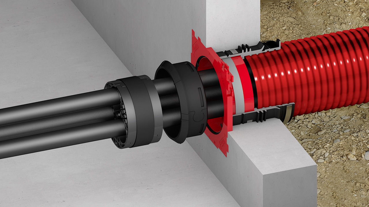 Pressure tightness up to 1 bar